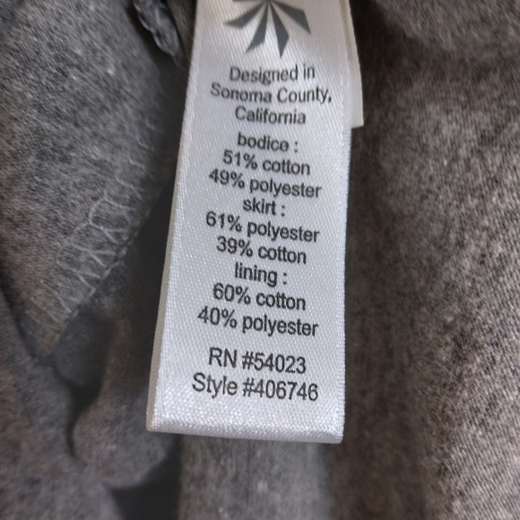 XXS Athleta Empire waist Dress Black and Gray Geometric Pattern Print - Picture 7 of 9